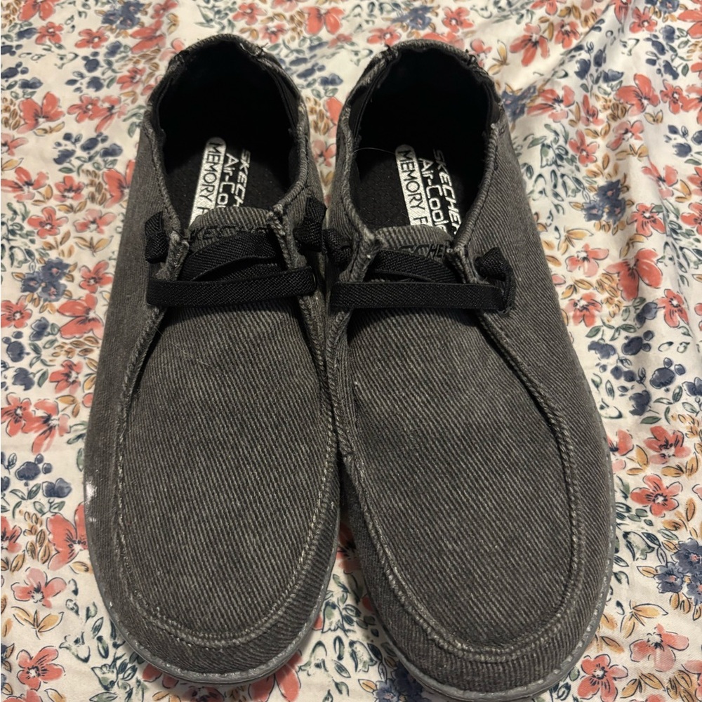 Skechers Kids Gray Slip-On Loafers